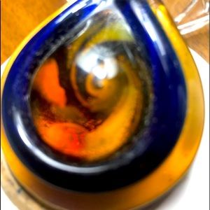 Handmade glass pendant